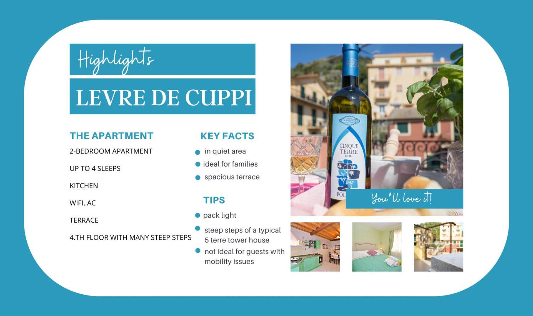 Appartamento Levre De Cuppi Monterosso al Mare Esterno foto